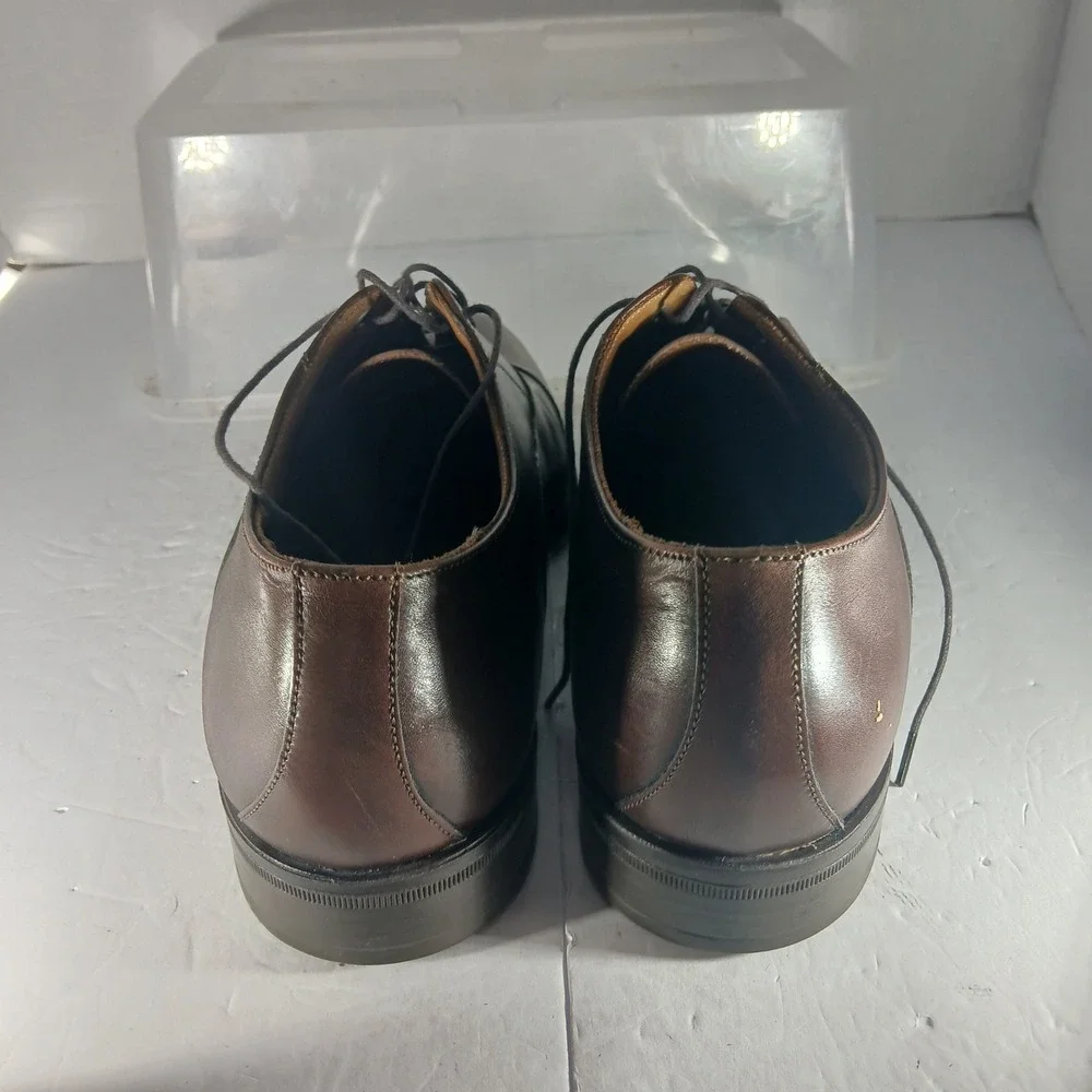 Florsheim Comfortech Oxford 9 D Brown Leather Dress Shoes Formal Business